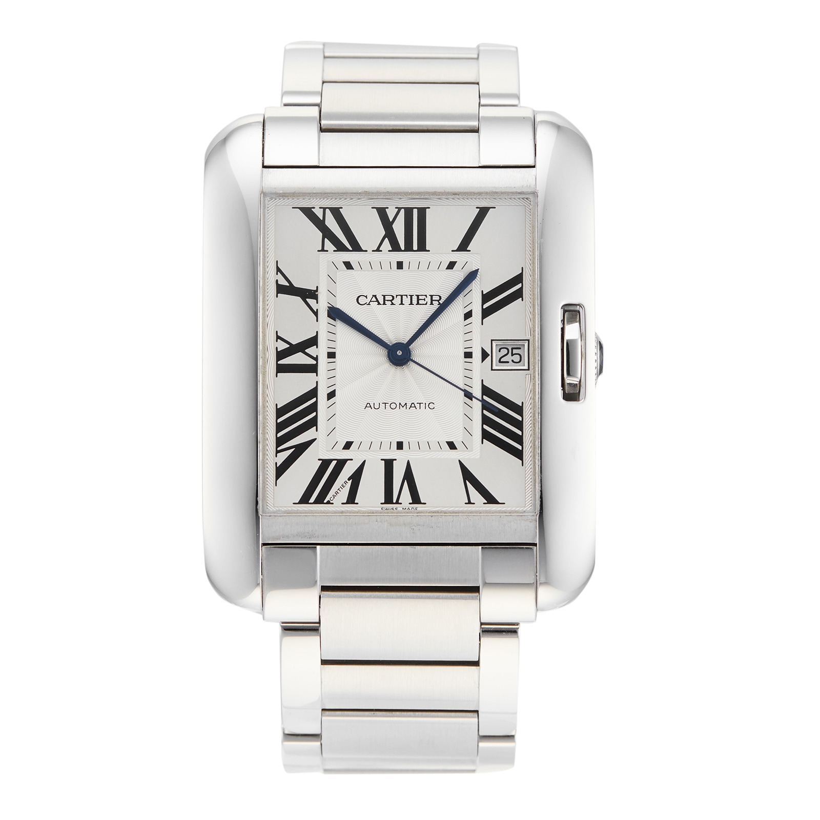 Pre Owned Cartier Pre Owned Cartier Tank Anglaise Mens Watch