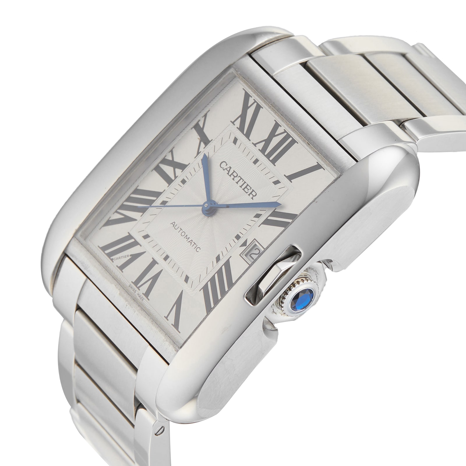 Pre Owned Cartier Pre Owned Cartier Tank Anglaise Mens Watch