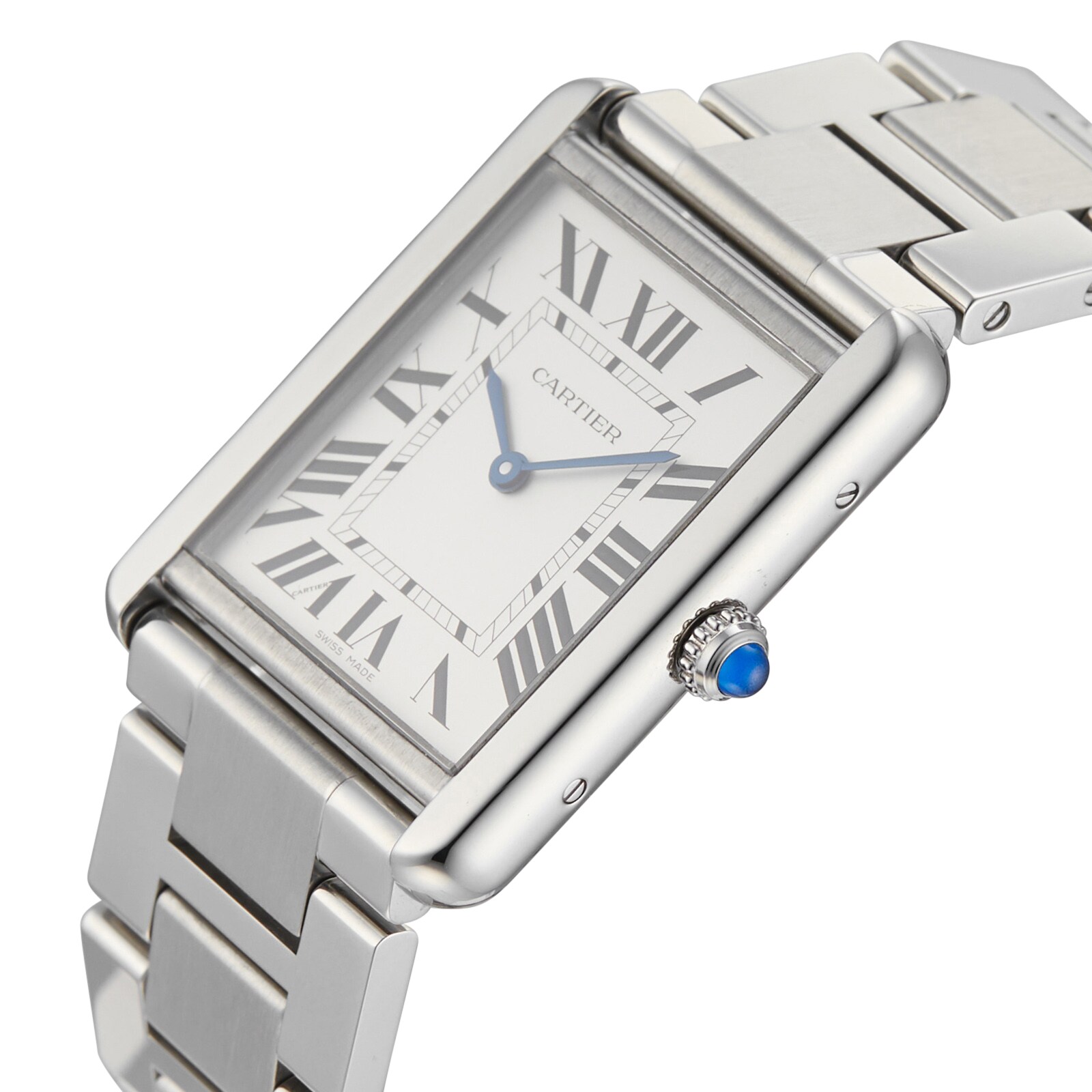 Pre-Owned Cartier Tank Solo Large Mens Watch W5200014 Pre-Owned Cartier Tank Solo Large Mens Watch W5200014