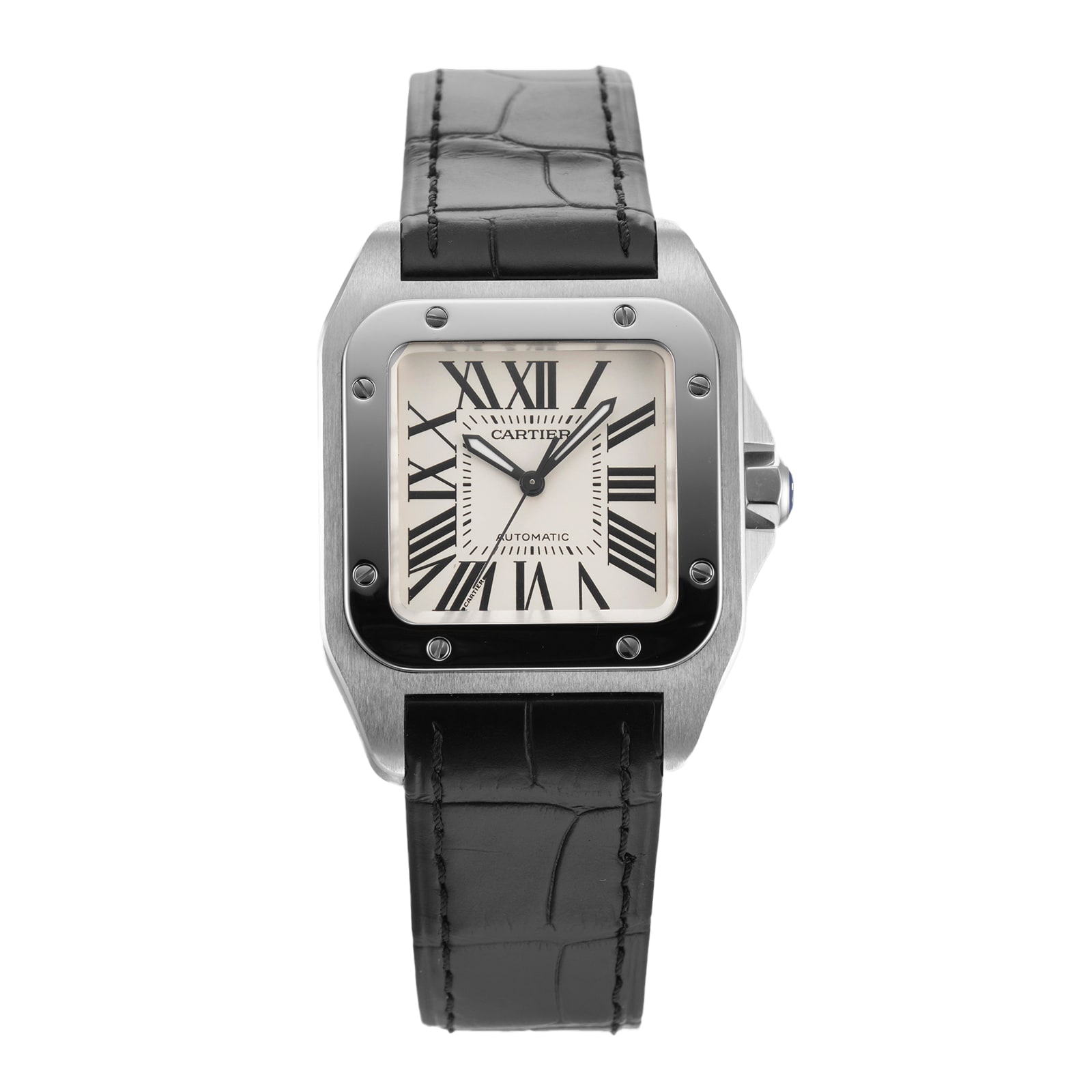 Pre Owned Cartier Pre Owned Cartier Santos 100 Mens Watch W20106X8