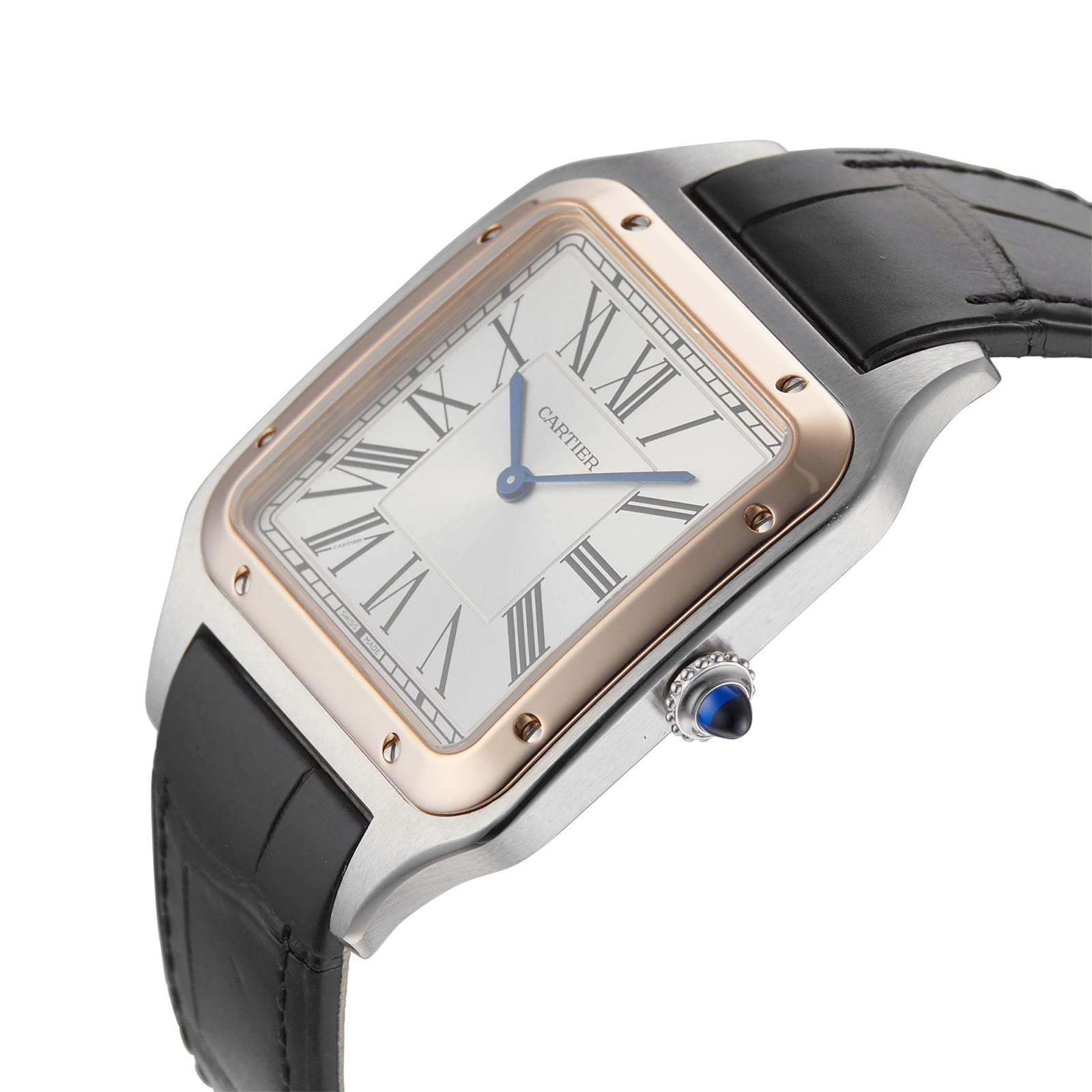 Cartier santos discount watch second hand