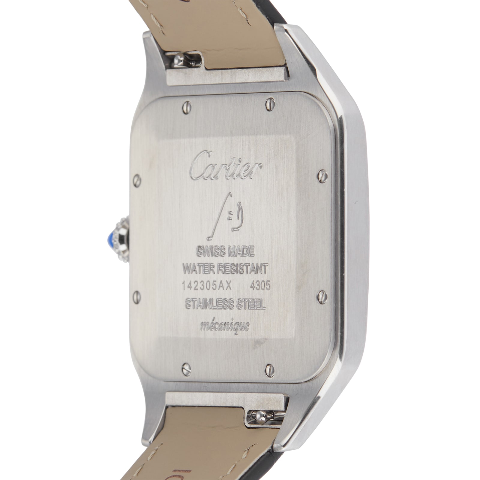 Cartier stainless steel outlet water resistant swiss made