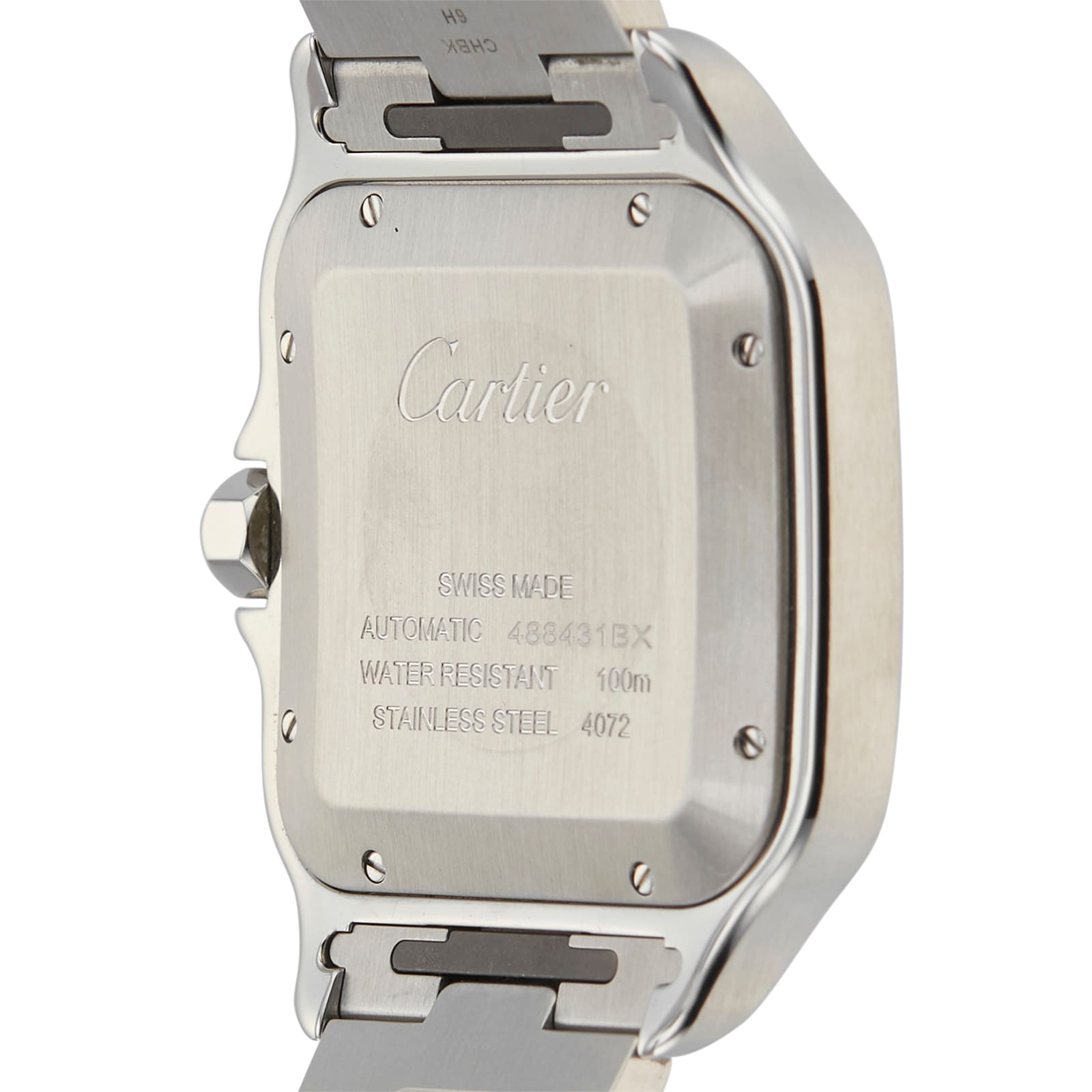 Mens cartier santos hot sale pre owned