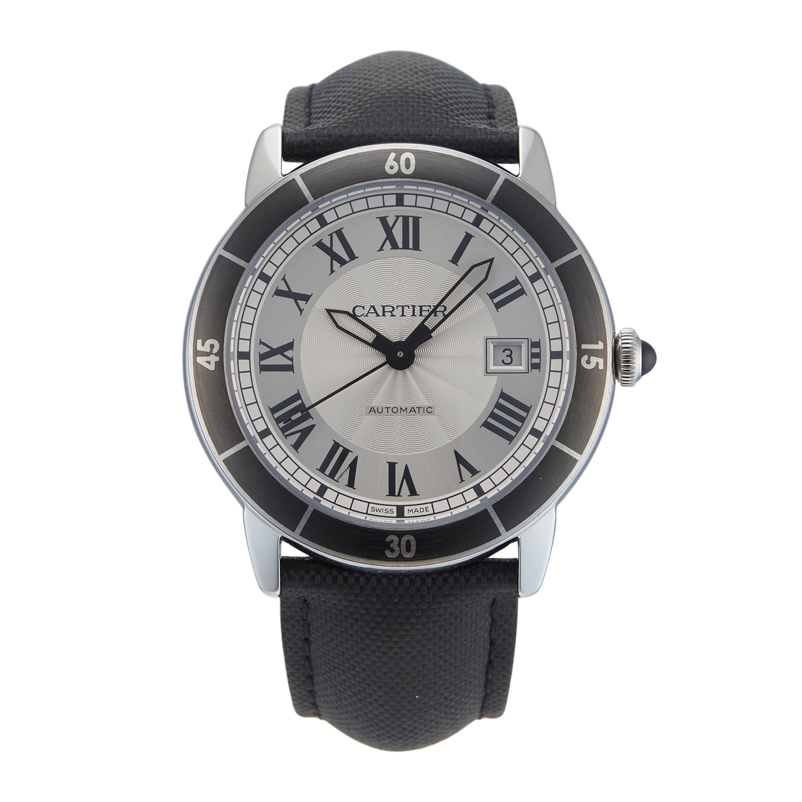 Pre Owned Cartier Ronde Croisiere Mens Watch WSRN0002