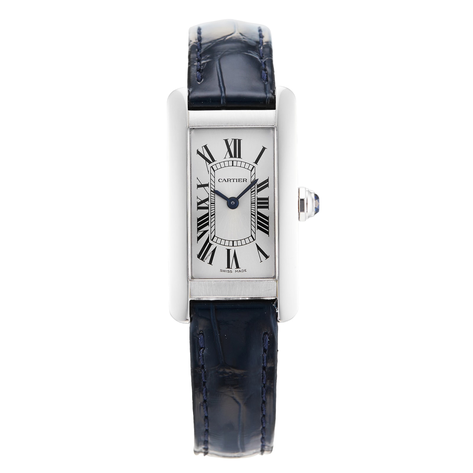 Pre Owned Cartier Pre Owned Cartier Tank Americaine Ladies Watch