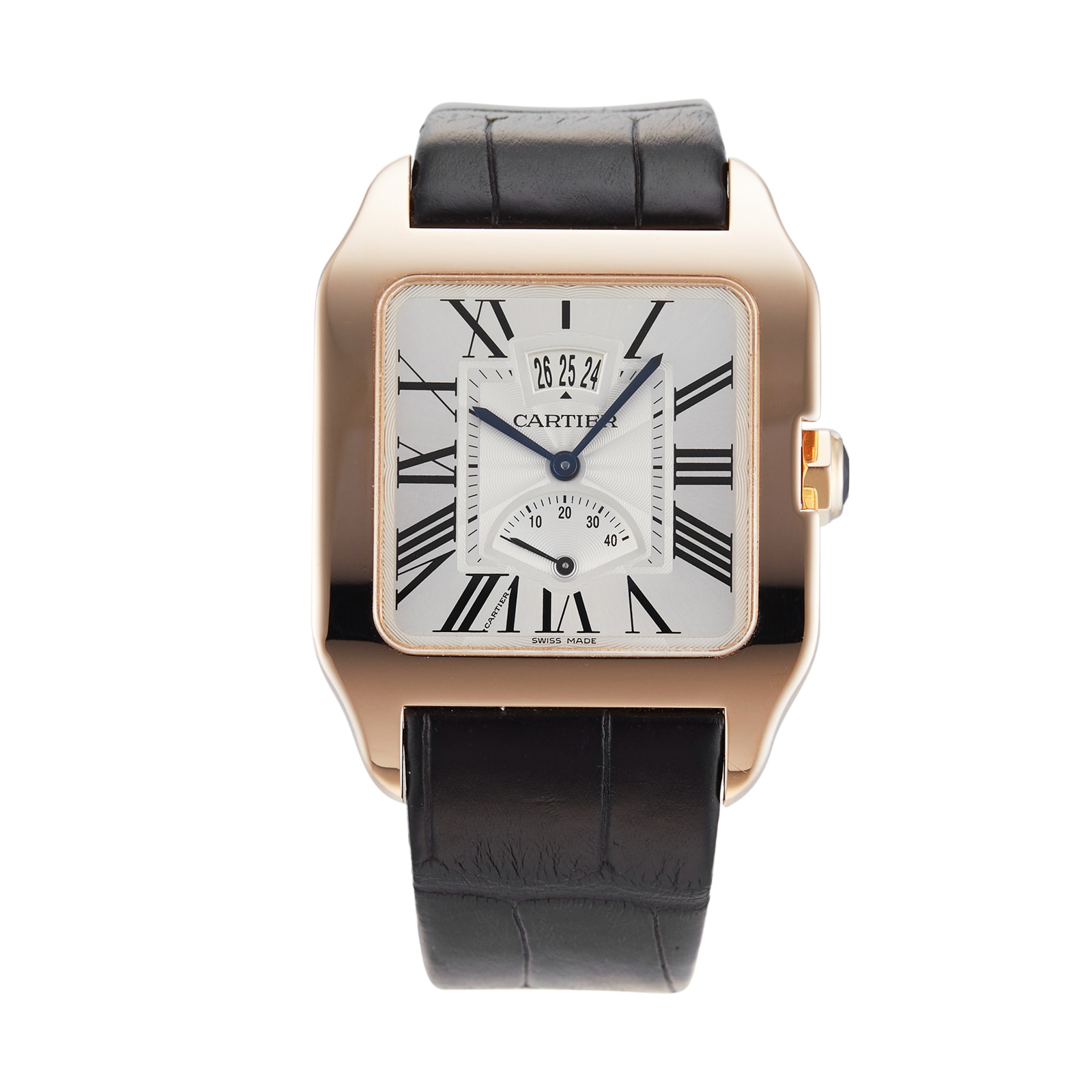 Pre-Owned Cartier Pre-Owned Cartier Santos Dumont Mens Watch W2020068 Pre-Owned Cartier Pre-Owned Cartier Santos Dumont Mens Watch W2020068