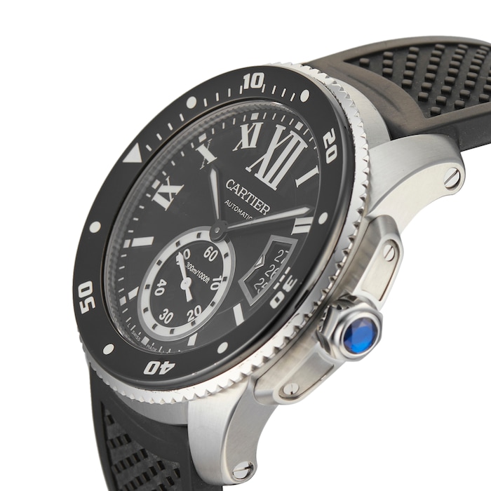 Pre-Owned Cartier Calibre De Mens Watch W7100056
