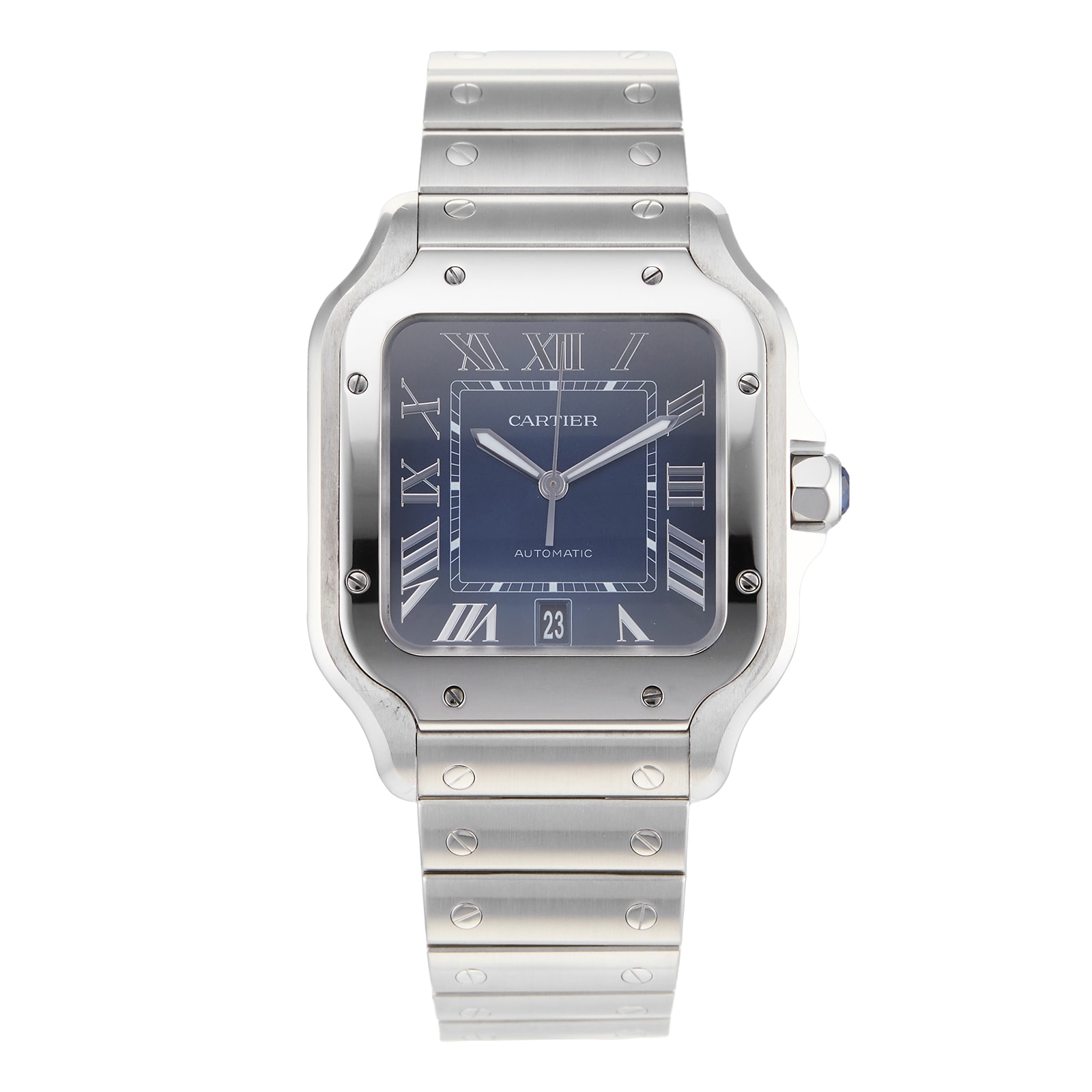 Cartier santos mens online watch