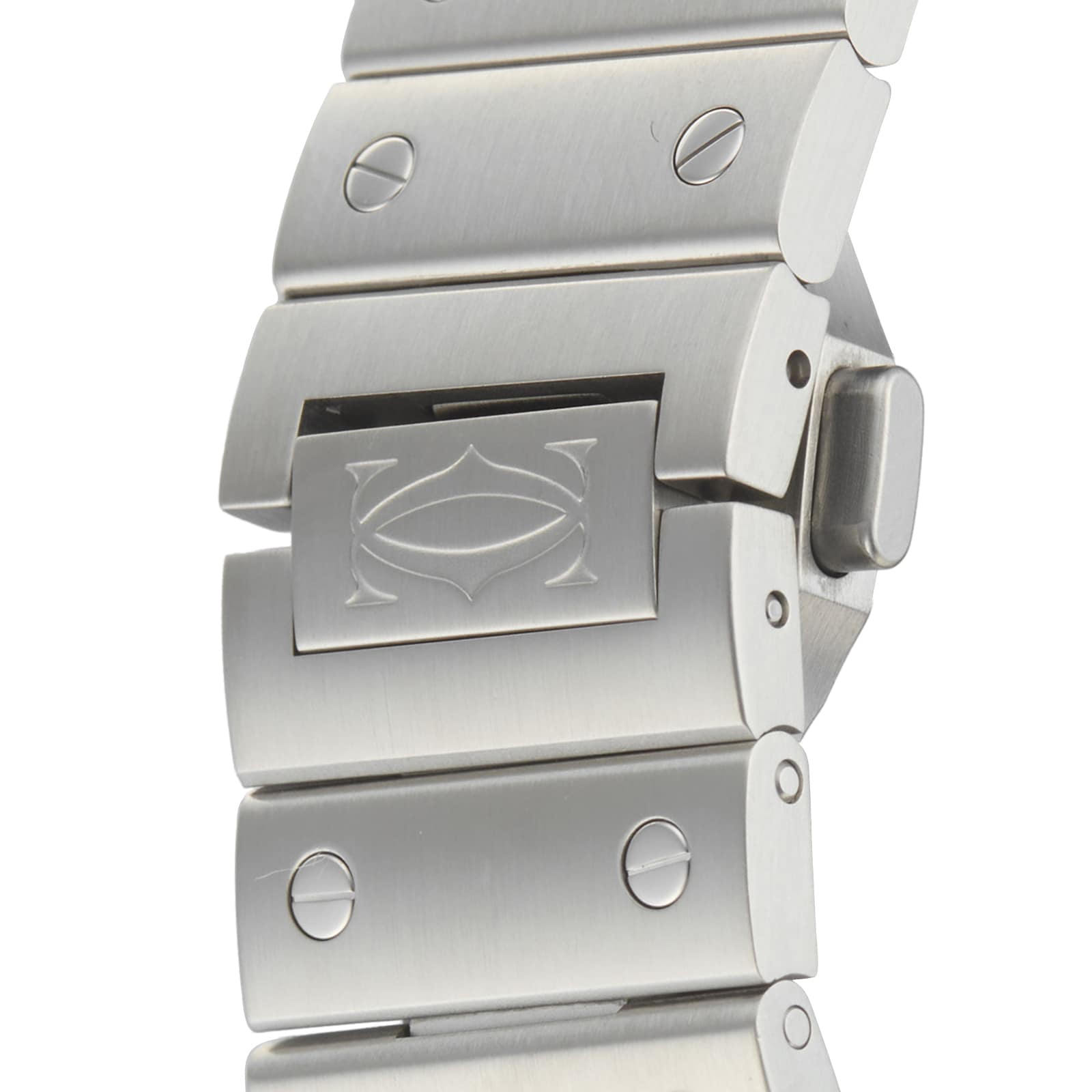 Pre-Owned Cartier Santos De Large Model Mens Watch WSSA0018 Pre-Owned Cartier Santos De Large Model Mens Watch WSSA0018