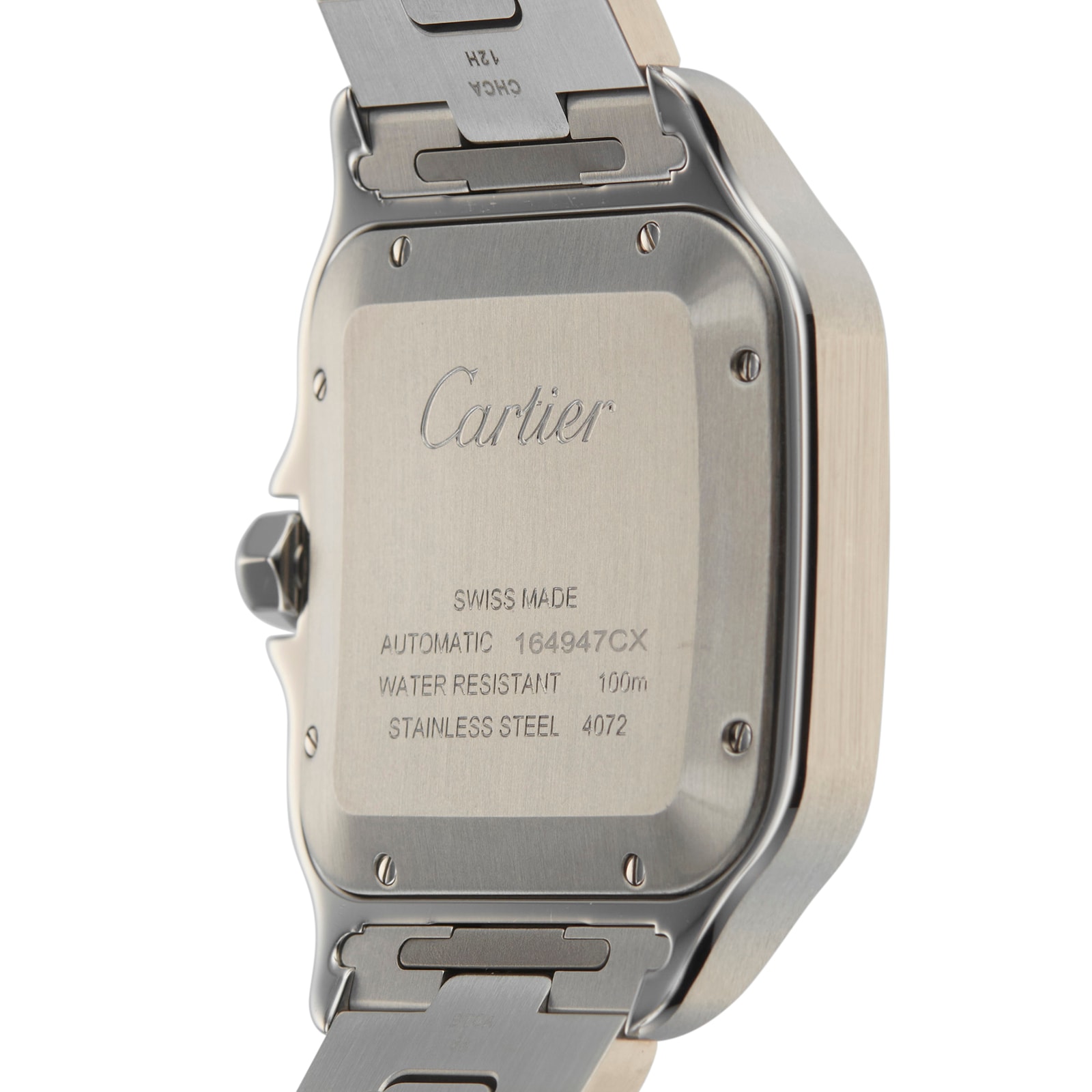 Pre-Owned Cartier Santos De Large Model Mens Watch WSSA0018 Pre-Owned Cartier Santos De Large Model Mens Watch WSSA0018