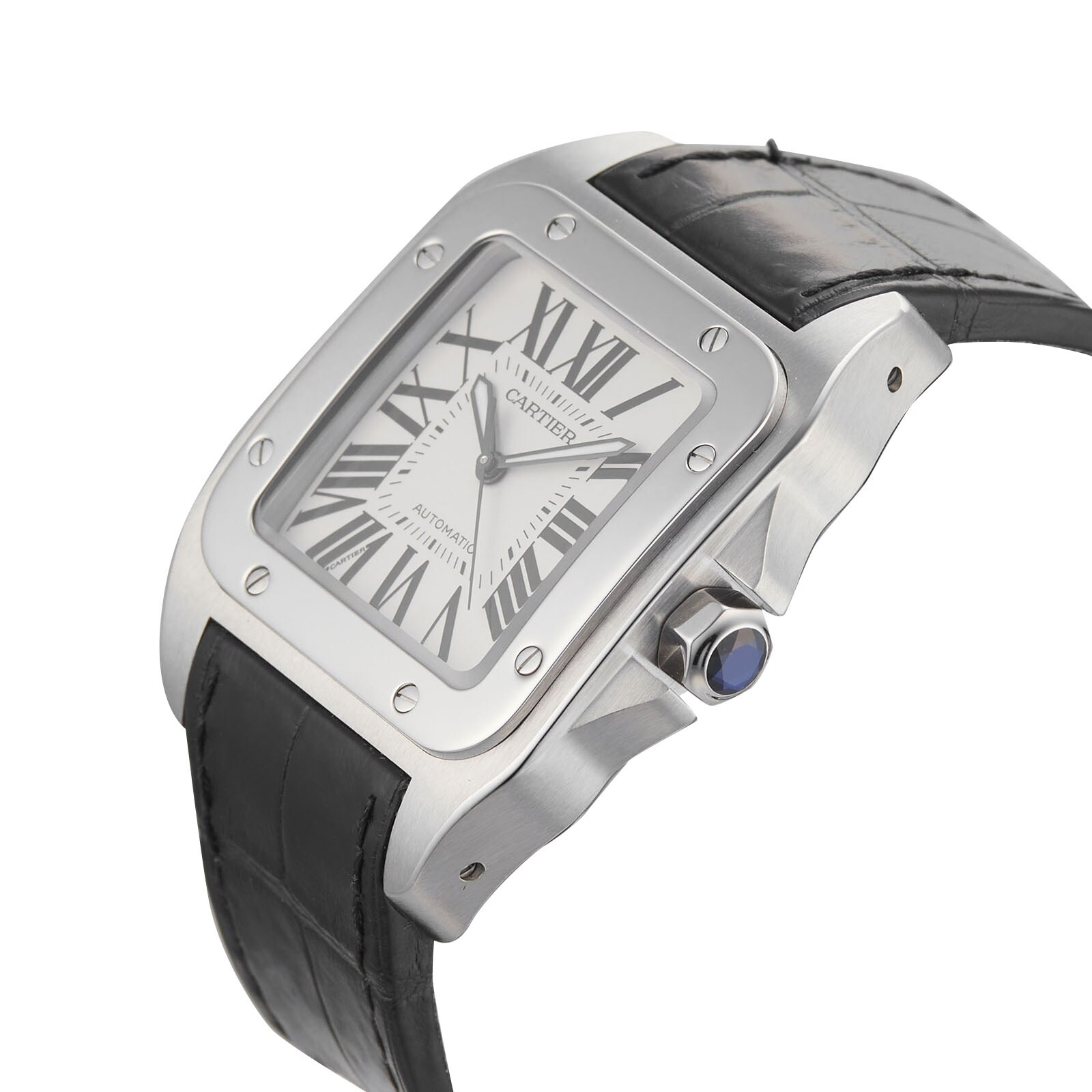 Pre-Owned Cartier Pre-Owned Cartier Santos de Cartier 100 Mens Watch W20073X8