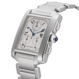 Pre-Owned Cartier Tank Francaise Chronoflex W51001Q3