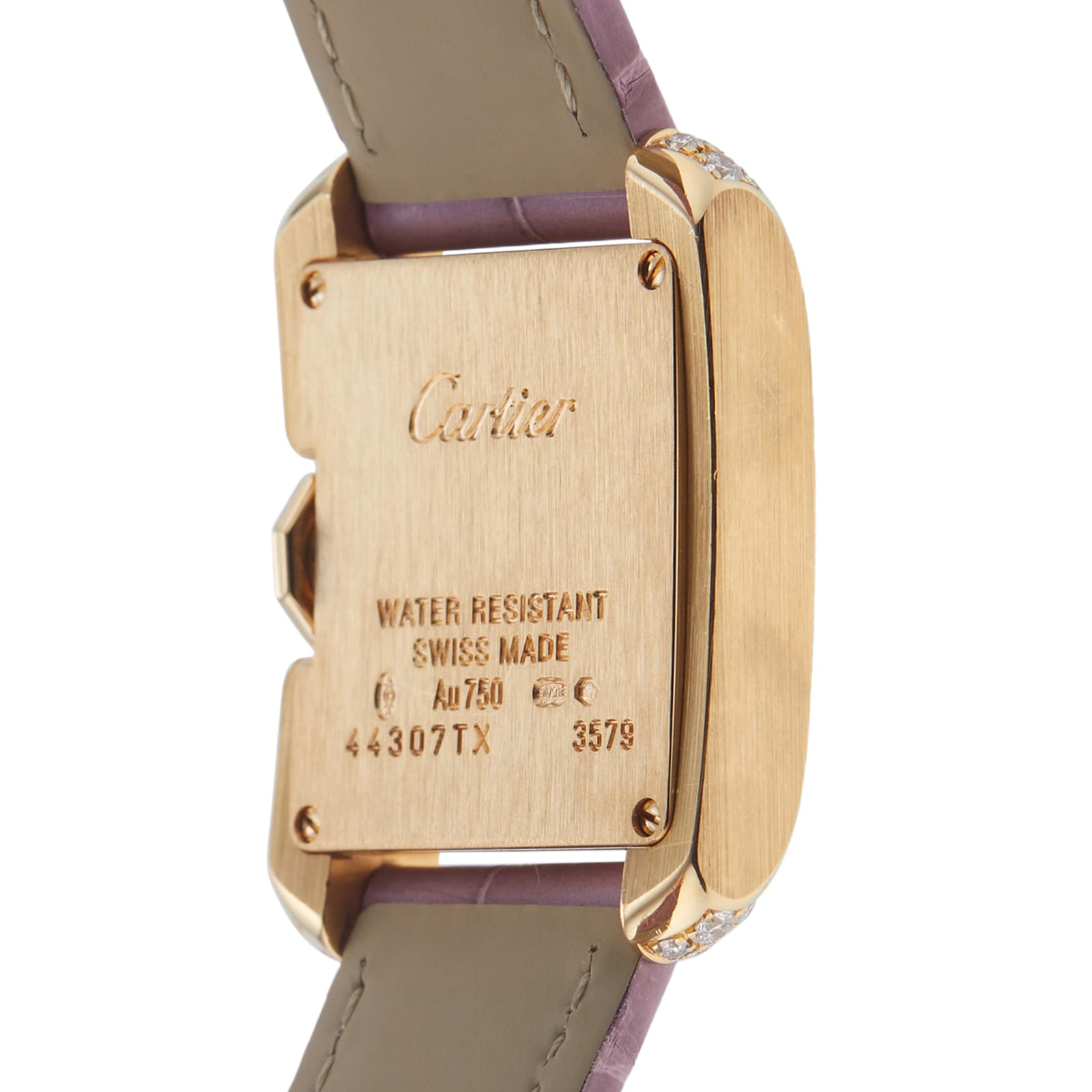 Pre-Owned Cartier Tank Anglaise WT100014 Pre-Owned Cartier Tank Anglaise WT100014
