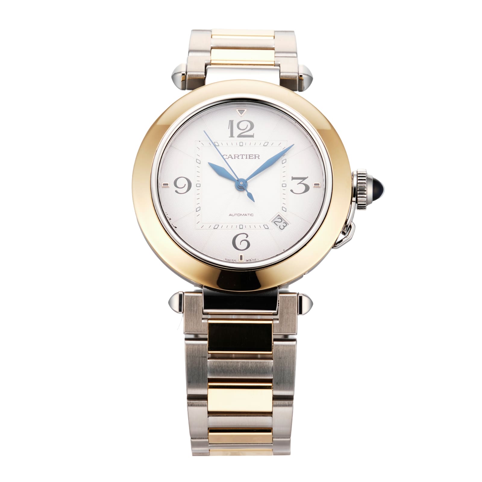 Pre-Owned Cartier Pasha De Mens Watch W2PA0009 Pre-Owned Cartier Pasha De Mens Watch W2PA0009
