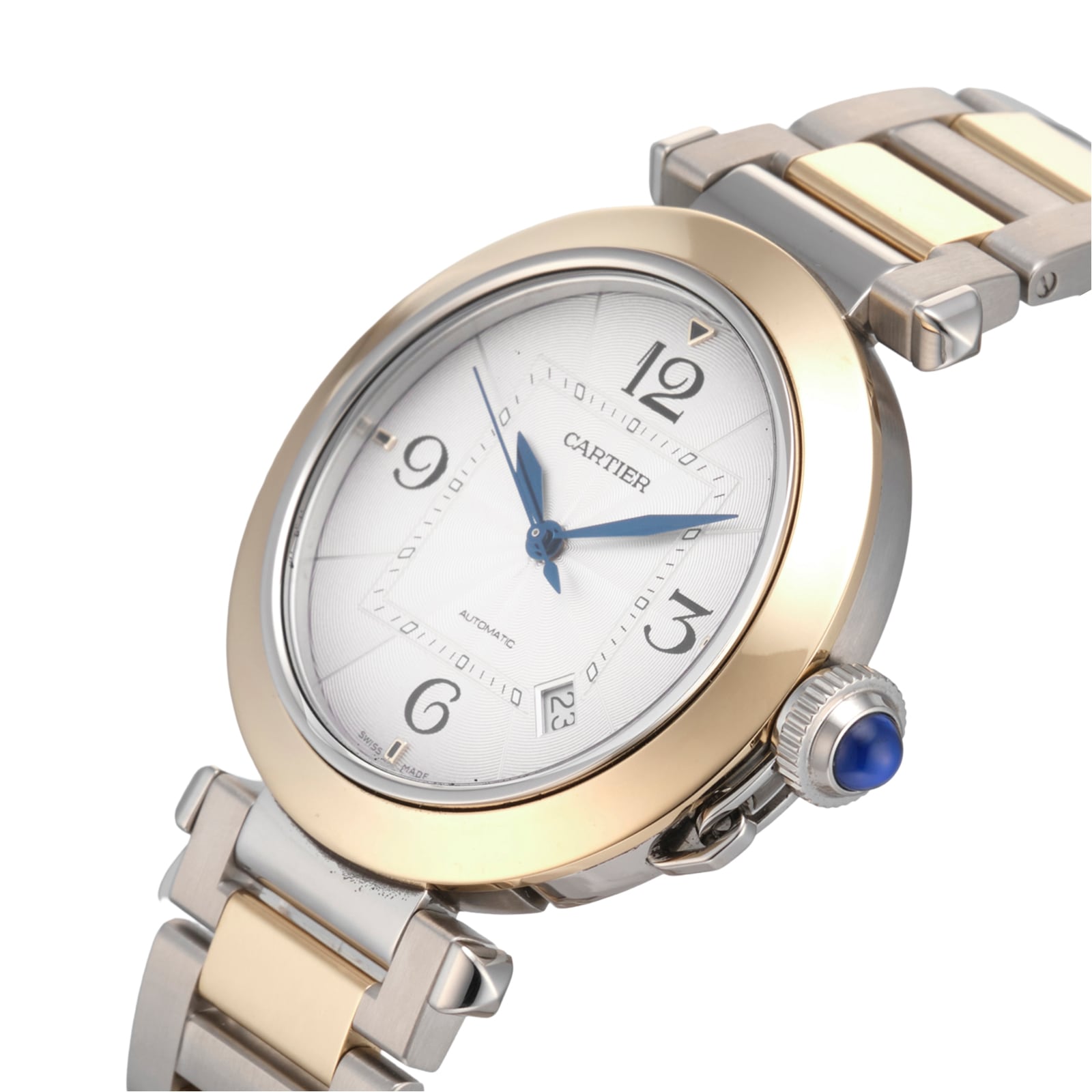 Pre-Owned Cartier Pasha De Mens Watch W2PA0009 Pre-Owned Cartier Pasha De Mens Watch W2PA0009