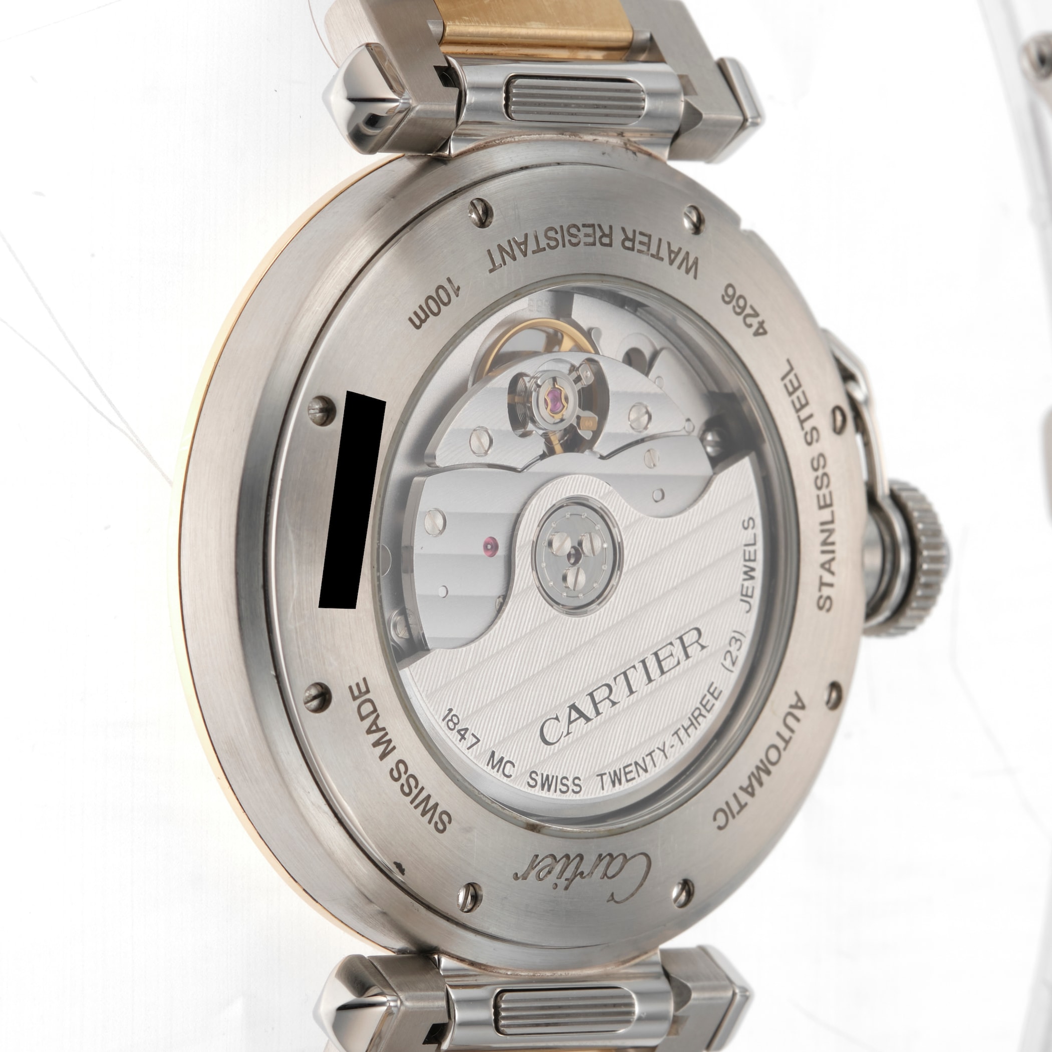 Pre-Owned Cartier Pasha De Mens Watch W2PA0009 Pre-Owned Cartier Pasha De Mens Watch W2PA0009