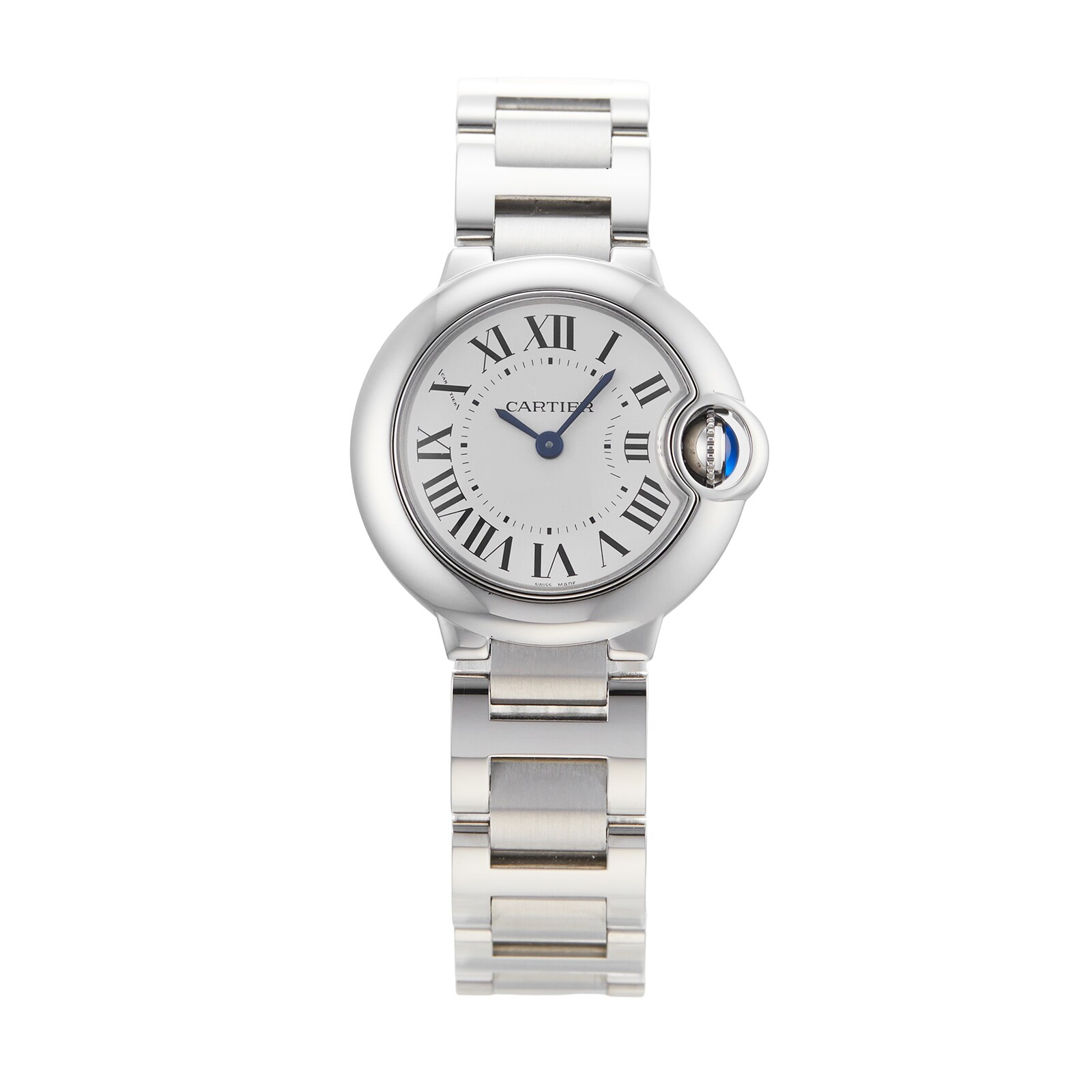 Pre-Owned Cartier Ballon Blue De Ladies Watch W69010Z4