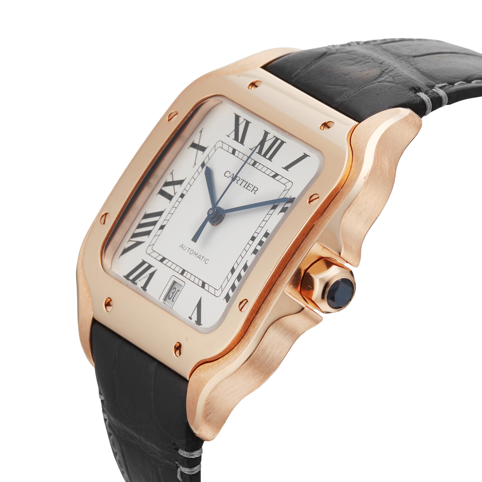 Pre-Owned Cartier Santos De 39.8mm Rose Gold Pre-Owned Cartier Santos De 39.8mm Rose Gold