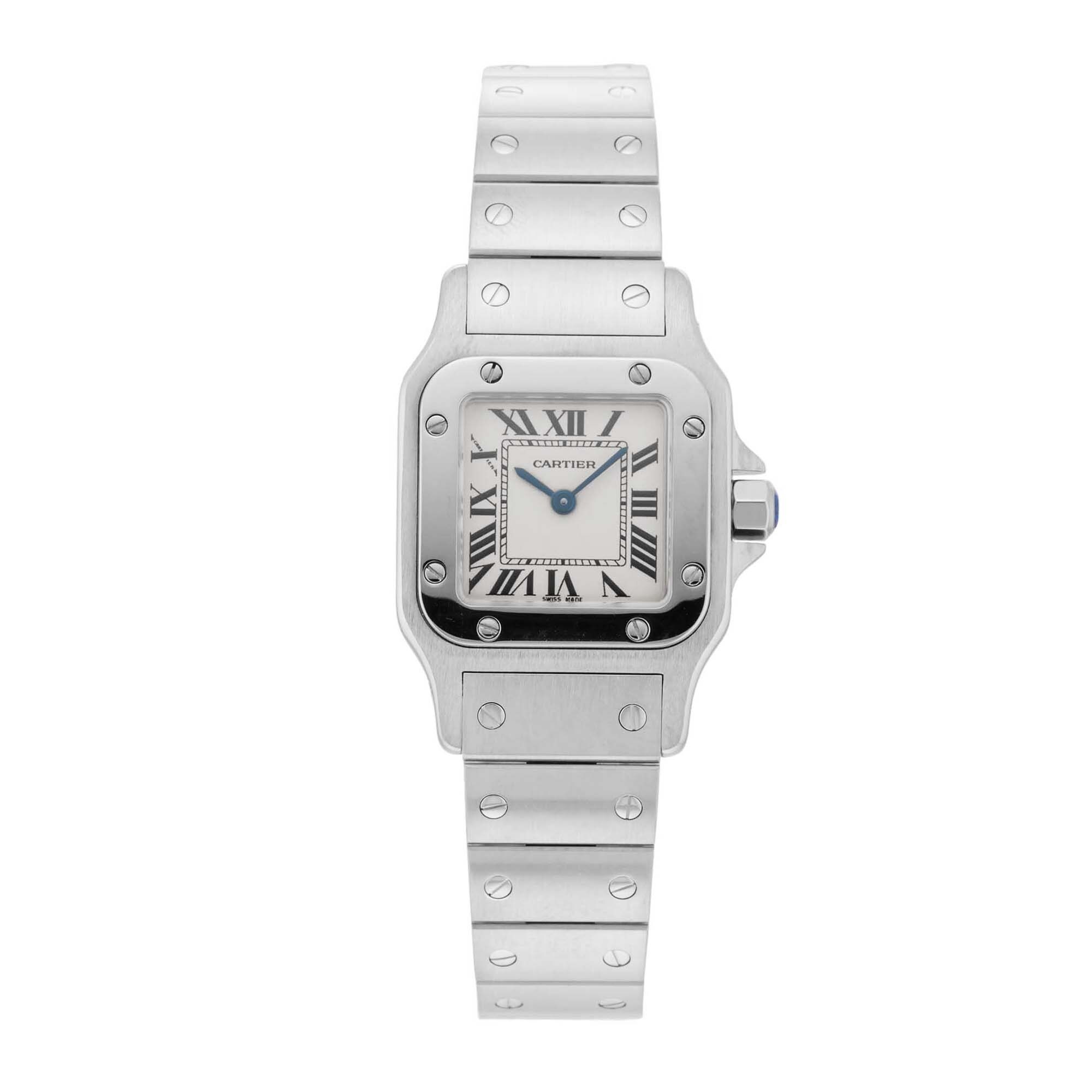 Pre-Owned Cartier Santos Galbee W20056D6 Pre-Owned Cartier Santos Galbee W20056D6