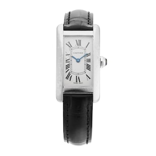 Pre-Owned Cartier Tank Americaine Small Model 19MM Stainless Steel