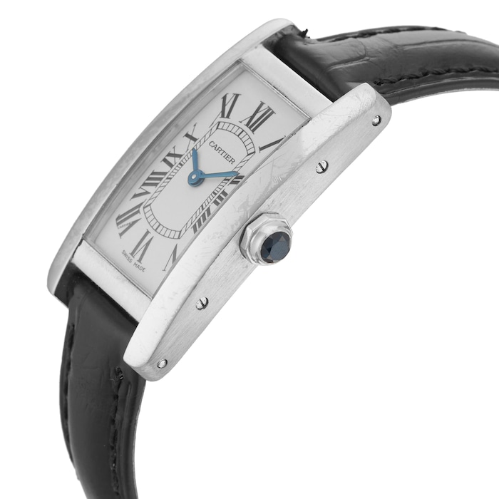 Pre-Owned Cartier Tank Am�ricaine Small Model 19MM Stainless Steel