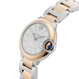 Pre-Owned Cartier Ballon Bleu 28mm Stainless Steel and Rose Gold W3BB0005
