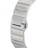 Pre-Owned Cartier Santos De Cartier Chronograph 44.9mm Stainless Steel and Yellow Gold