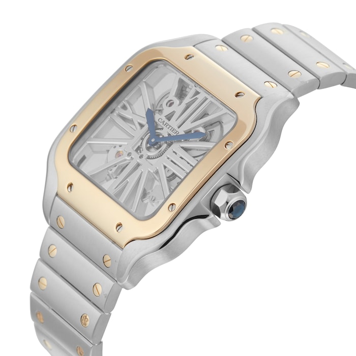 Pre-Owned Cartier Santos De Skeleton WHSA0019