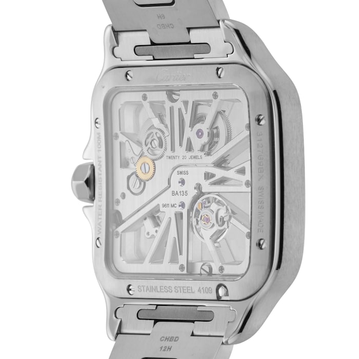 Pre-Owned Cartier Santos De Skeleton WHSA0019