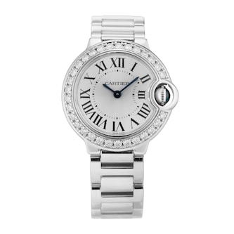 Pre-Owned Cartier Ballon Bleu De 28mm White Gold