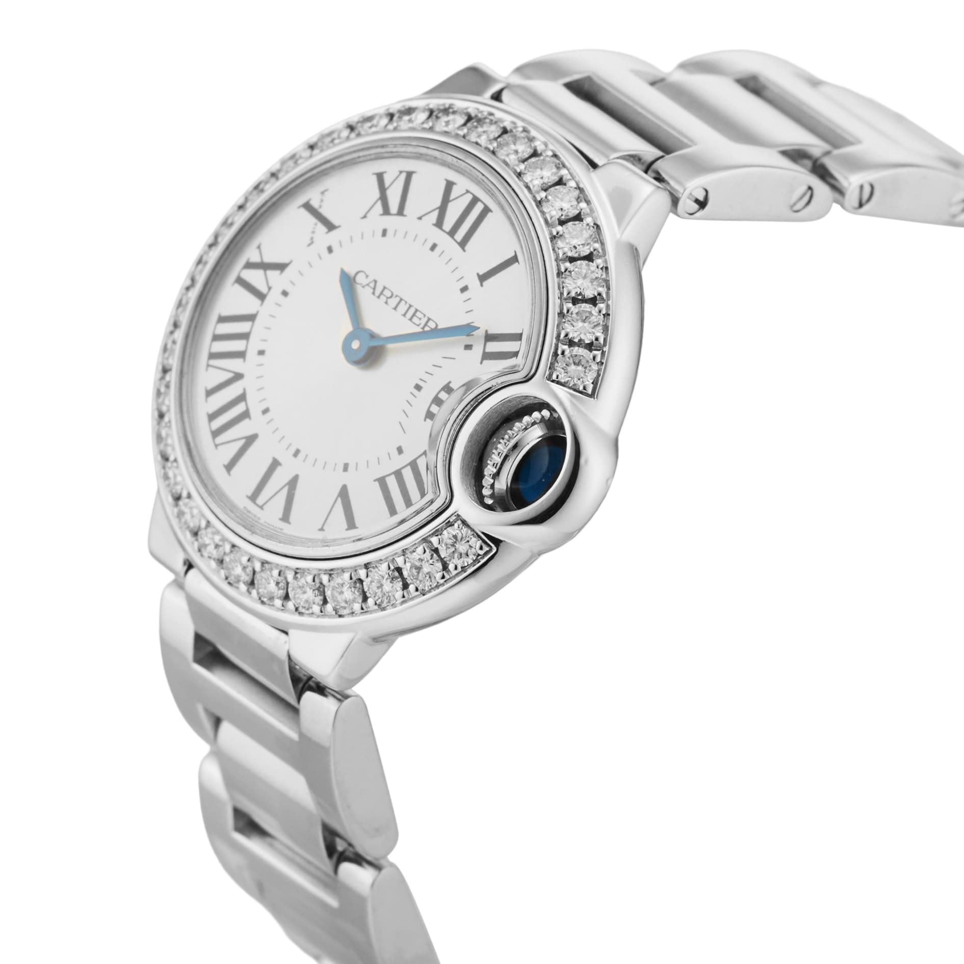 Pre-Owned Cartier Ballon Bleu De 28mm White Gold
