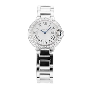 Pre-Owned Cartier Ballon Bleu De Cartier 28MM White Gold