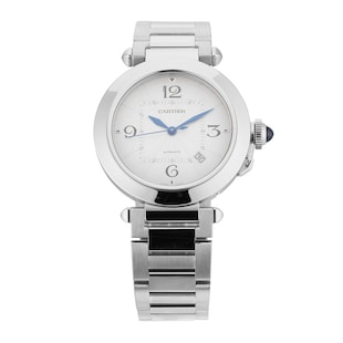 Pre-Owned Cartier Pasha De Cartier Watch 41mm, Automatic Movement, Steel, Interchangeable Metal And Leather Straps WSPA0009