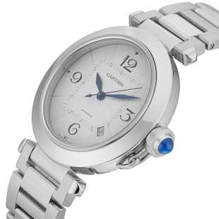 Pre-Owned Cartier Pasha De Cartier Watch 41mm, Automatic Movement, Steel, Interchangeable Metal And Leather Straps WSPA0009