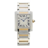 Pre-Owned Cartier Tank Francaise 25mm Stainless Steel and Yellow Gold
