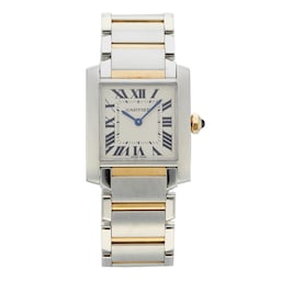 406300573490 - Tank Francaise 25mm Stainless Steel and Yellow Gold