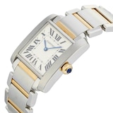 Pre-Owned Cartier Tank Francaise 25mm Stainless Steel and Yellow Gold