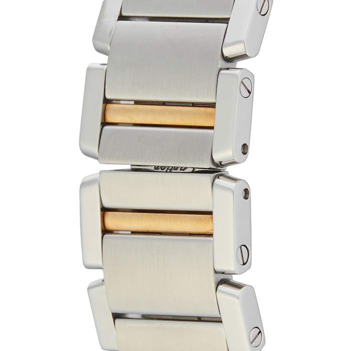 Pre-Owned Cartier Tank Francaise 25mm Stainless Steel and Yellow Gold