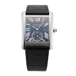 406300576490 - Tank MC W5330004 Stainless Black Dial Automatic Men's Watch 34mm W5330004
