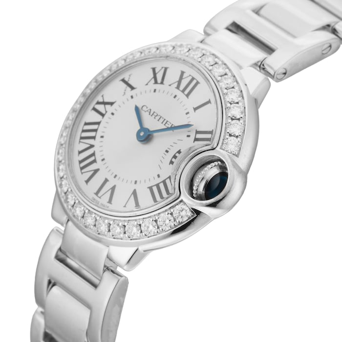 Pre-Owned Cartier Ballon Bleu De Cartier 28mm White Gold