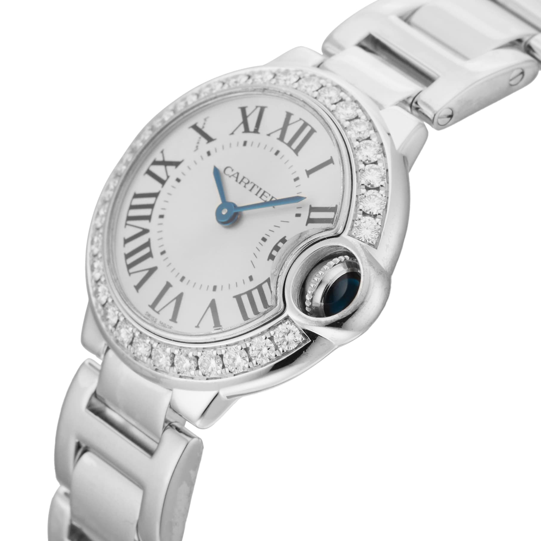 Pre-Owned Cartier Ballon Bleu De Cartier 28mm White Gold