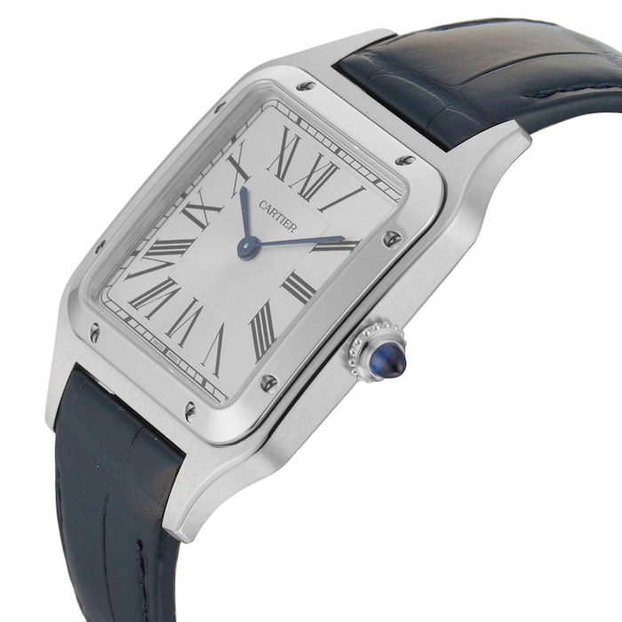 Pre-Owned Cartier Pre-Owned Cartier Santos-Dumont Large Model Watch 31.4mm Stainless Steel WSSA0022