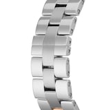 Pre-Owned Cartier Cle De 40mm Stainless Steel and Rose Gold
