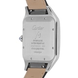 Pre-Owned Cartier Santos-Dumont 33.9MM Stainless Steel and Rose Gold W2SA0017
