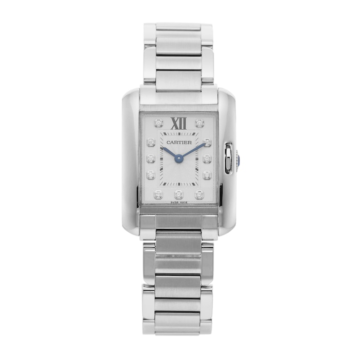 Pre-Owned Cartier Tank Anglaise 30MM Stainless Steel W4TA0003