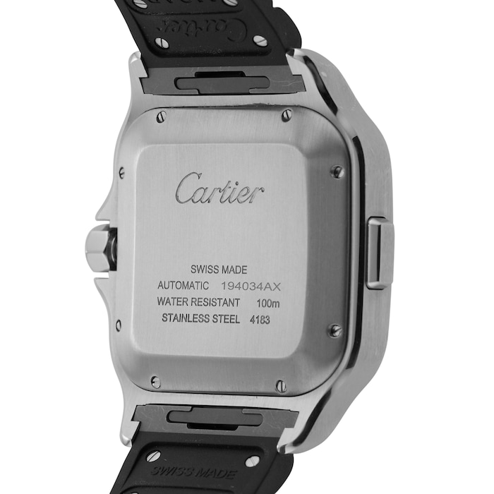 Pre-Owned Cartier Santos Chronograph 43.3MM Stainless Steel WSSA0017