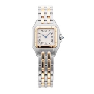 Pre-Owned Cartier Panthere 22mm Stainless Steel and Yellow Gold  W25029B6