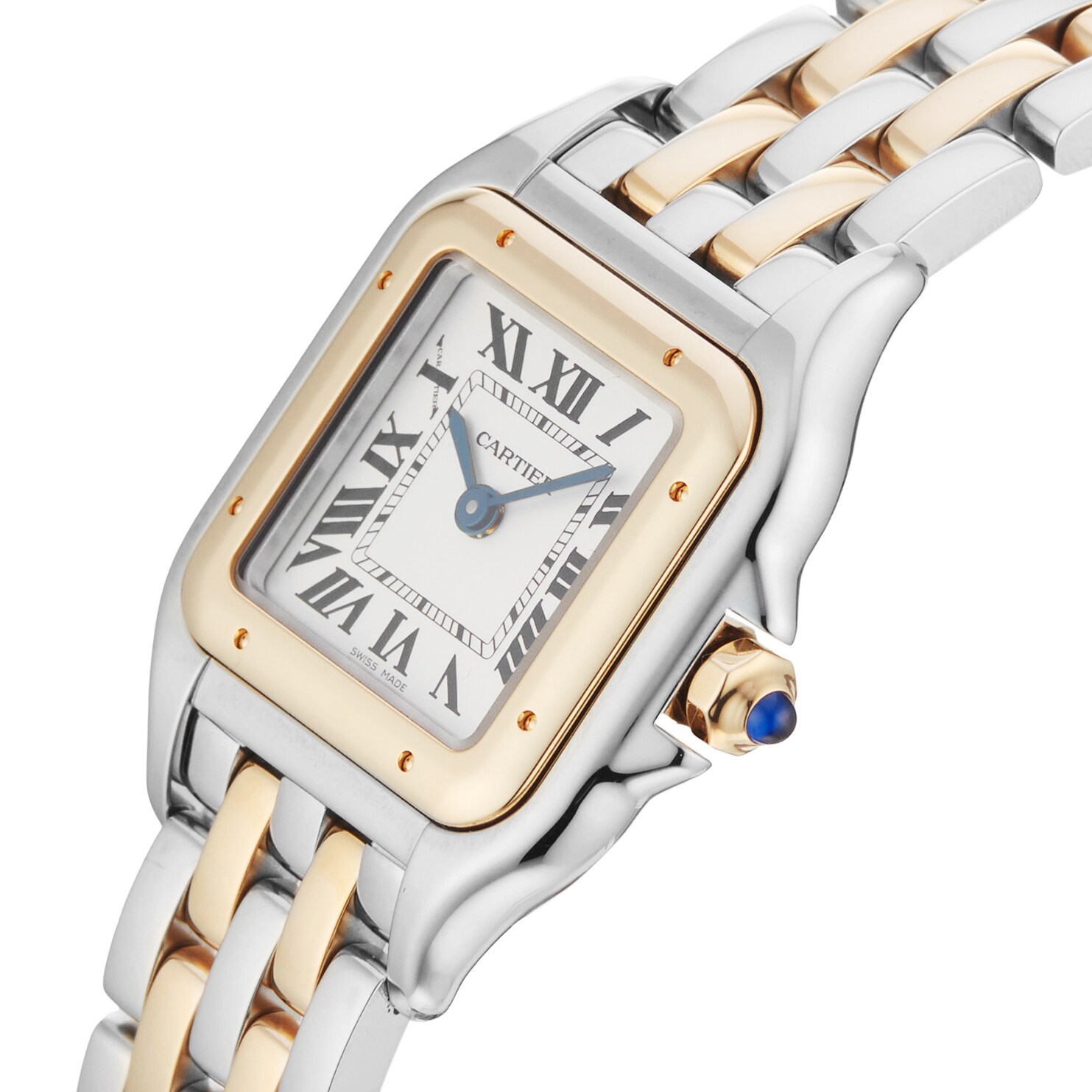 Pre-Owned Cartier Panthere De Cartier 23mm Stainless Steel and Yellow Gold