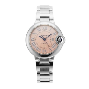 Pre-Owned Cartier Ballon Bleu De 33mm Stainless Steel