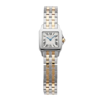 Pre-Owned Cartier Santos Demoiselle 20MM Stainless Steel Pre-Owned Cartier Santos Demoiselle 20MM Stainless Steel
